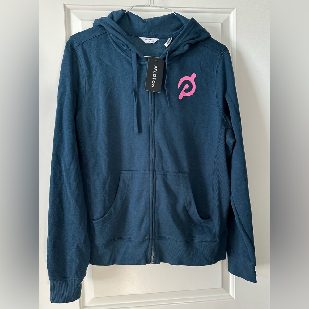 Women's Peloton Ultimate sweatshirt Zip Hoodie-Be Good To Yourself- NWT XL